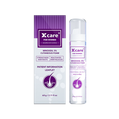 Xcare拾健社英国米诺地尔酊5%女士生发液防脱发生发泡沫剂60ml