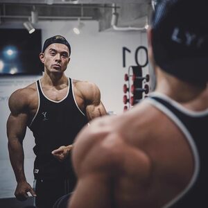 
Summer muscular vest men's fitness sports I-shaped running training top cotton slim stretch basketball