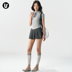 Sports Short Skirt for Women, Quick-Drying Yoga, Running, Pilates Training, Fitness Suit, Badminton, Tennis, Pleated Skirt Suit