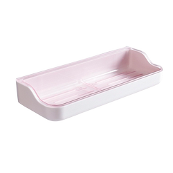No punching double layer soap dish drain soap storage rack
