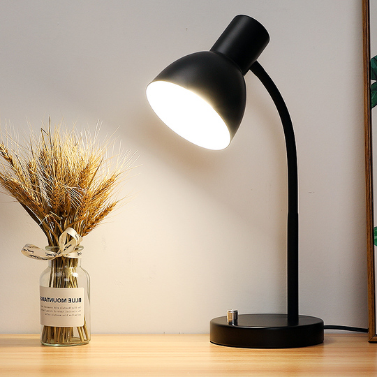 Lampu Meja LED Hui youming - Lampu Belajar Baca Logam