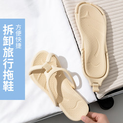 Travel Foldable Slippers Are a Must-Have for Business Trips, Disposable Hotel Shower Slippers, Travel Non-Slip Portable Sandals for Men