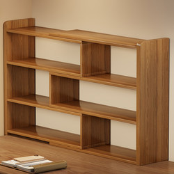 Bookshelf Solid Wood Desktop Storage Rack Multi-Layer Bookcase on the Desk Desk Top Retractable Storage Shelf