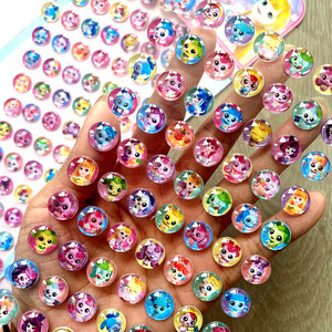 Strange Meng Crystal Crystal 3D Diamond Sticker Girl Toys Children Magic Princess Gem Reward Paste Paste
