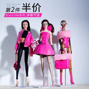 6-point supermodel doll clothes BLACK PINK Black dad is more wearable than FR wearable girls dress up trendy toys new products