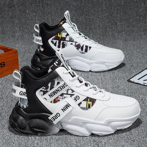 Autumn men's shoes high gang 2022 new trendy dad shoes youth basketball tidal shoes casual shoes men's models
