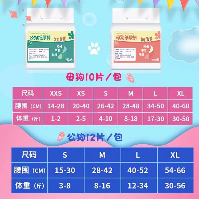 Photo inspiration: Philips H C At Dog To Help Prevent Urination Reference: Pet Dog Diapers Special Diapers For Male Dogs Polite Belts