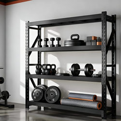 Multi-Layer Fitness Equipment Storage Rack Home Gym Storage Rack Dumbbell Sports Equipment Storage Rack