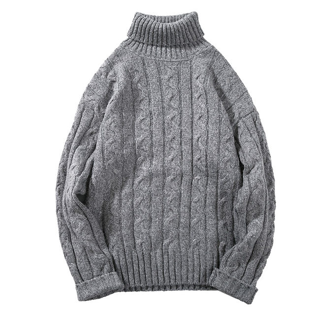 Turtleneck sweater men's youth casual trendy brand 2019 autumn and ...