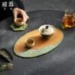 Sáng tạo mới thảm trà thảm tre Bộ trà phụ kiện bàn cờ chống nước trà thảm trà vải trà khăn trải bàn trà cờ Trung Quốc khay trà thảm
