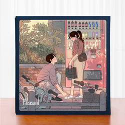 Couple Photo Album DIY Handmade Commemorative Laminated Album 18inch Black Card Polaroid Writable Self-Adhesive Photo Album