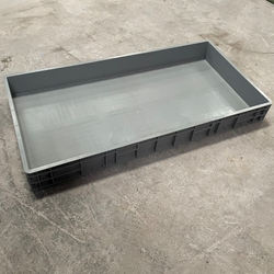 Rectangular Turnover Box for Food Factories, Plastic Industrial Basin, Large Sink, Extra-Large Foot-Operated Disinfection Pool, Acid and Alkali Resistant