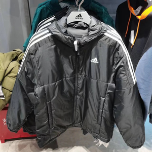 
Adidas casual outdoor warm hooded cotton coat men's winter light sports cotton coat KF6755 GH4601