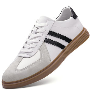 
This year's popular special cross-border men's shoes spring new sneakers men's retro trendy white shoes cowhide large size