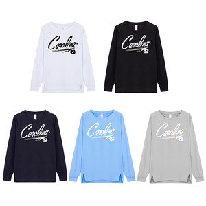 
ncaa American shooting training suit basketball long sleeve men's quick-drying sports t-shirt fitness warm-up North Carolina University jersey T