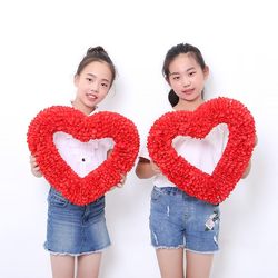 Heart-Shaped Hard Wire Ring Garland Sports Meeting Props Opening Ceremony Kindergarten Dance Gymnastics Hand-Held Equipment