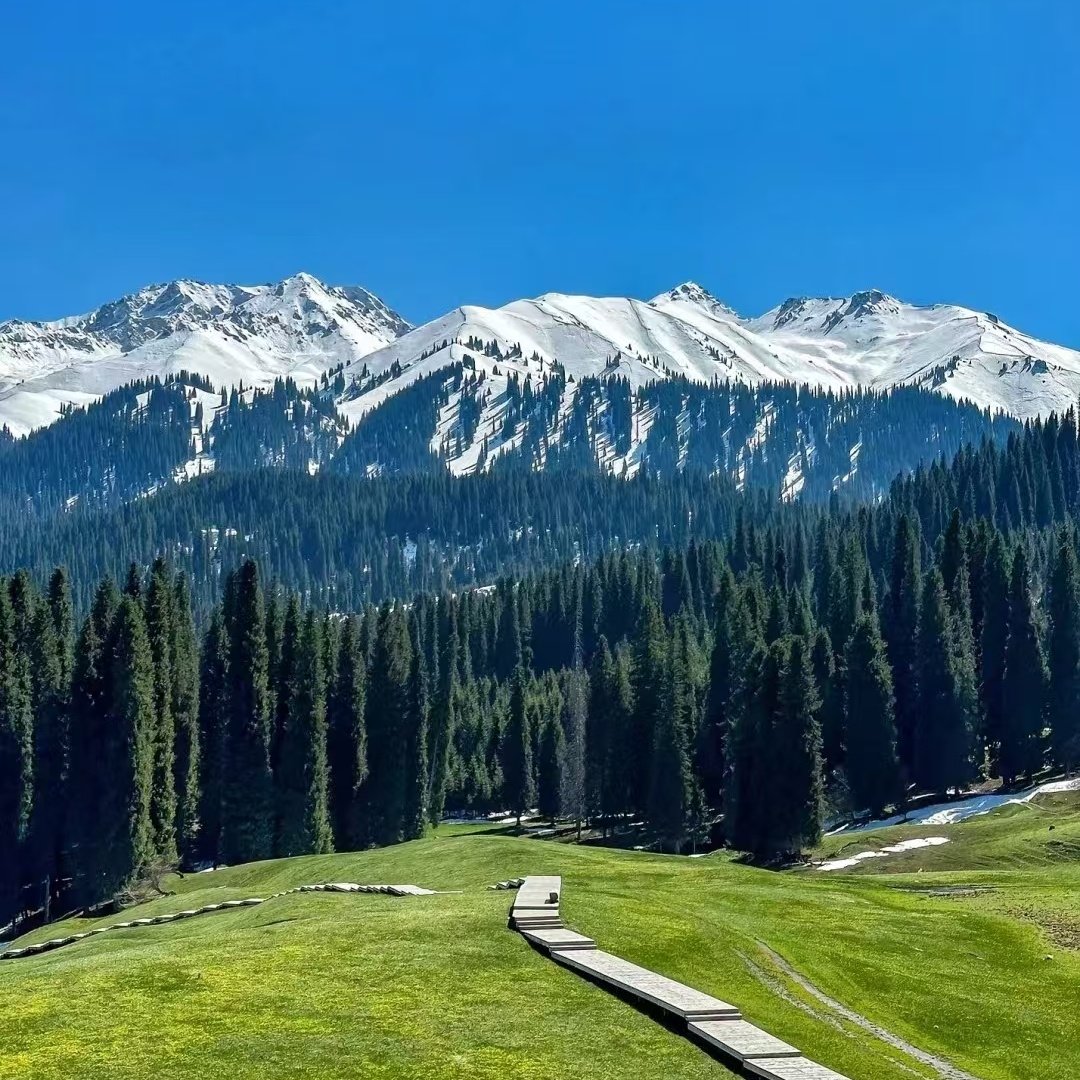 私家团新疆伊犁独库公路8天【野奢克鲁格营地+赛湖星空玻璃屋】