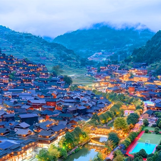 私家团·贵州荔波肇兴侗寨6天【堂安古道梯田徒步+西江三春里孟】