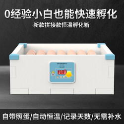 Water Bed Egg Incubator, Small Household Smart Incubator, Fully Automatic Constant Temperature Incubator for Quail, Chicks, and Parrots