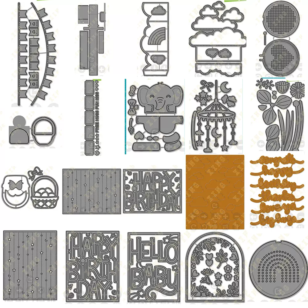 雏菊花束印章蔬菜鸡蛋遮蔽板烫金Cutting dies割模具DIY剪贴簿, image size:1000x1000