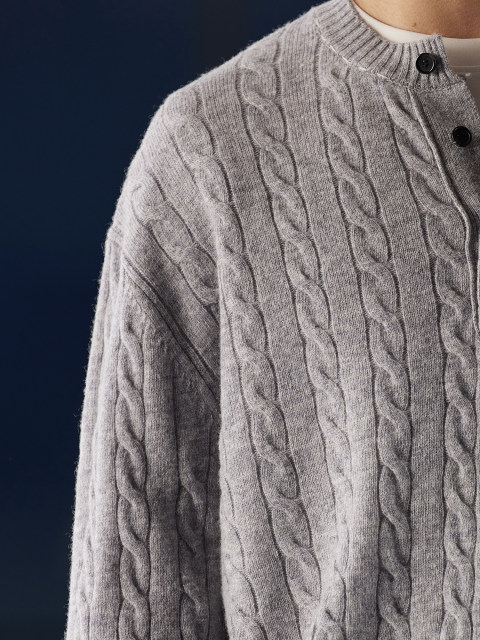 Kernhafen winter atmosphere full of casual jacquard sweater warm sweater
