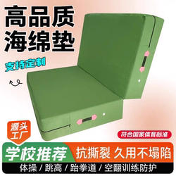 Acrobatic Foam Mat for High Jump, Rock Climbing, Dance, Foldable and Thickened, School-Specific Mat for Martial Arts, Sports Training, and Gymnastics