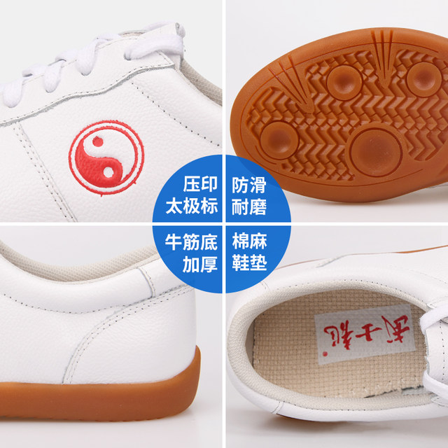 Samurai Dragon Professional Tai Chi Shoes Men's Genuine Leather Women's