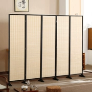 Phong cách Trung Hoa gấp màn hình di động vách ngăn hiện đại đơn giản phòng khách phòng ngủ chặn nhà gỗ tre chắc chắn màn hình
