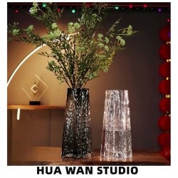 Starfish |   Original Color Material Thickened Crystal Glass Vase Rose Lily Fresh Cut Flowers Dining Table Living Room Decoration