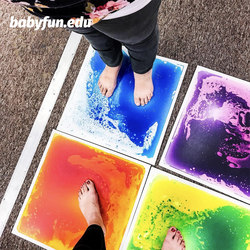 Babyfun Montessori Sensory Liquid Floor Crawling Mat Baby Early Education Class Kindergarten Children ins Export Toys