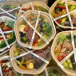 Hexagonal Bowl Disposable Lunch Box Eco-Friendly Pulp Meal Box Hexagonal Takeout Box with Lid Bento Salad Light Meal Paper Bowl