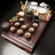 khay trà điện tử Bộ ấm trà thủy tinh hoàn toàn tự động cho phòng khách gia đình Bộ khay trà gỗ nguyên khối Kung Fu đáy ấm đun nước bàn trà hướng dẫn lắp bàn trà điện Bàn trà điện