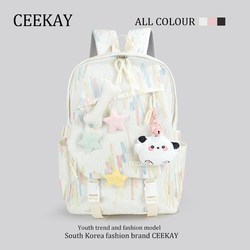 Ceekay High School Student Backpack Female Large Capacity Lightweight Computer Bag New Backpack Travel Mountaineering Backpack