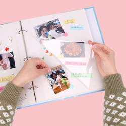 A4 Photo Album DIY Laminated Self-Adhesive Couple's Handmade Photo Storage Loose-Leaf Memory Album Adhesive Type