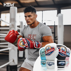 Hbw European-Style Muay Thai Punching Bag Type Boxing Gloves for Adults, Suitable for Sanda Training, Fighting, and Free Sparring