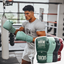 Hbw Youth Style Boxing Gloves, Muay Thai Fighting, Actual Combat, Punching Bags, Professional Fitness Training, Adult Boxing Gloves