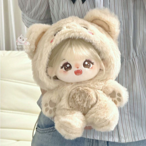 
Baby clothes 20cm plush toys cotton doll clothes cute animal onesies men and women same style doll clothes in stock