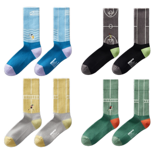 
Anti-odorant sweat-absorbing banana nitrogen 520Dry couples long stockings running sports color socks new cotton socks