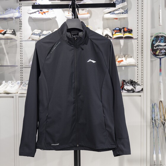Li Ning men's sports windbreaker 2025 spring new professional running series stand-up collar jacket jacket AFDV051
