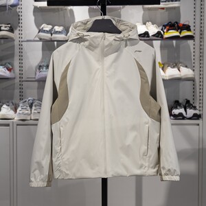 Li Ning Sports Trench Coat 2025 Spring New Fitness Series Women's Loose Cardigan Hooded Jacket AFDV178

