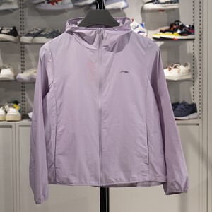 Li Ning sports windbreaker for women 2025 summer new fitness series water-splash-proof loose sunscreen AFDV154
