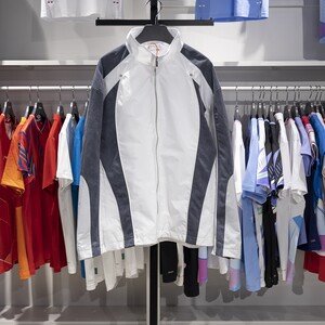 
Li Ning sports windbreaker 2024 spring new sports trend series men's loose stand-up collar jacket AFDU017