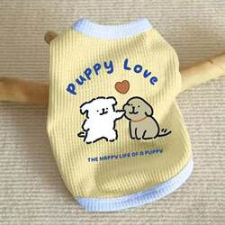 Small Dog Clothes Summer Thin Style Cat Teddy Bichon Corgi Pomeranian Small Dog Puppy Spring Pet Vest