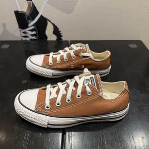 CONVERSE All Star brown low-top men's and women's classic breathable casual canvas shoes A15957C