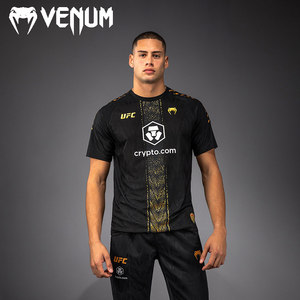 
VENUM Venom UFC Zenith series adult men's sports quick-drying training fighting round neck T-shirt loose