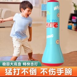 Boxing Punching Bag for Children, Inflatable Punching Bag, Boxing Training Equipment, Home Stress Relief Device, Freestanding