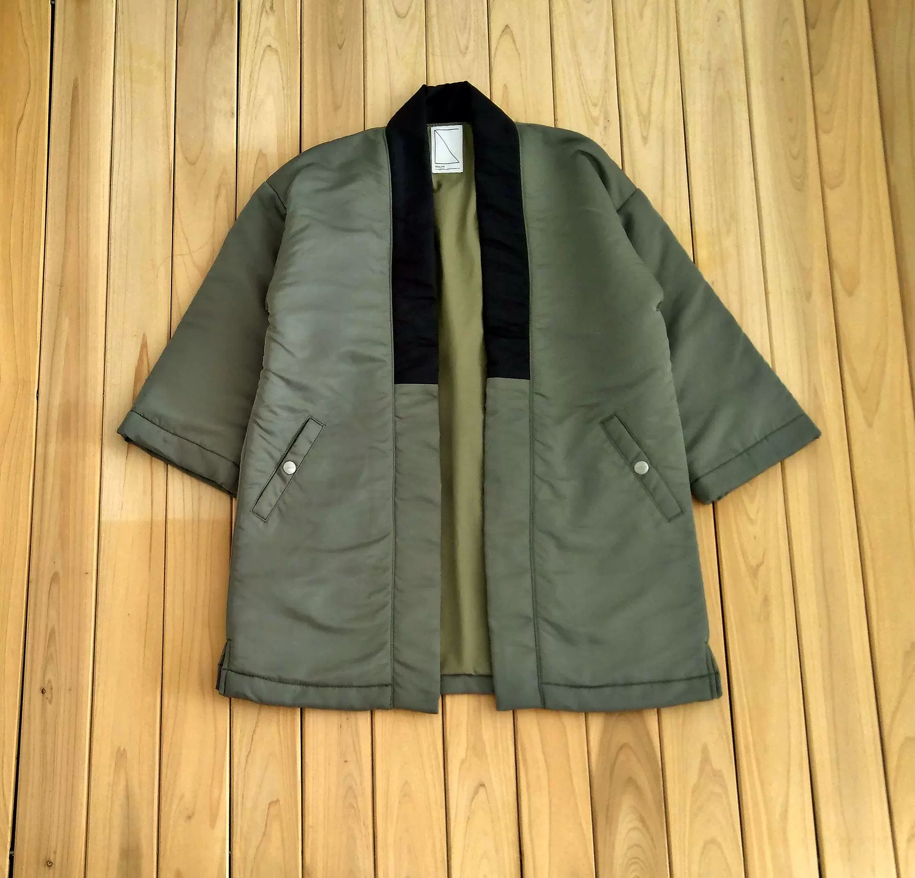 Haori Jacket Soulive Haori Harvesty Haori Jacket In Matte Black