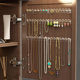 Necklace storage hanging rack mirror cabinet door small hook mini earrings bracelet bathroom artifact wall hanging jewelry display rack