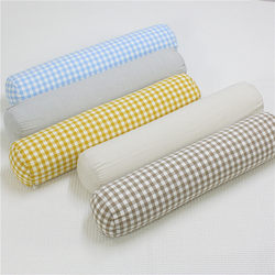 100% Cotton Washed Cotton Adult and Baby Cylindrical Sleeping Pillow, Side Sleeping Leg-Hugging Pillow for Pregnant Women, Long Pillow with Insert