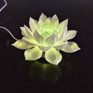 
Supernatural Action Group Holy Snow Lotus Tianshan Snow Lotus Model Lamp Bedside Figure Can Glow Colorful Color Changing Model